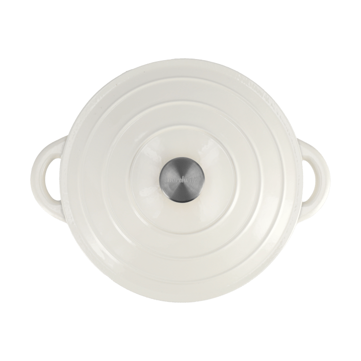Nordwik cast iron pot round 5 l, Cream Nordwik