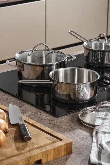 Nordwik cookware set with glass lids - 3 pieces - Nordwik