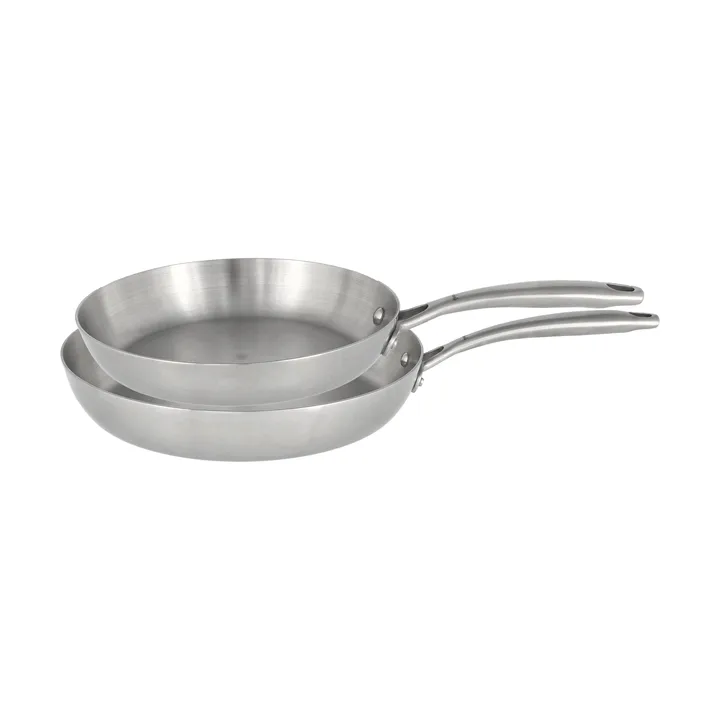Nordwik frying pan set 3-ply 2 pieces - Stainless steel - undefined - Nordwik