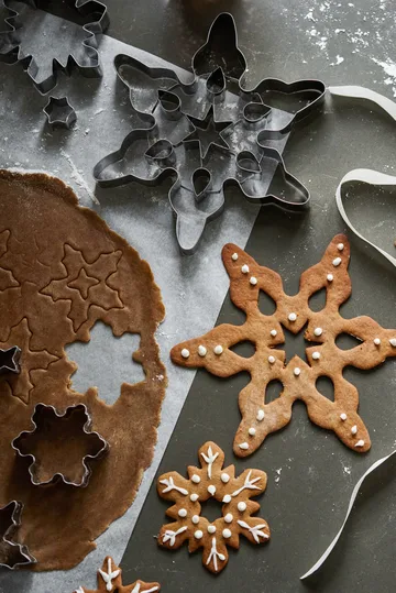 Nordwik gingerbread cutter 3-piece - Snowflake - Nordwik