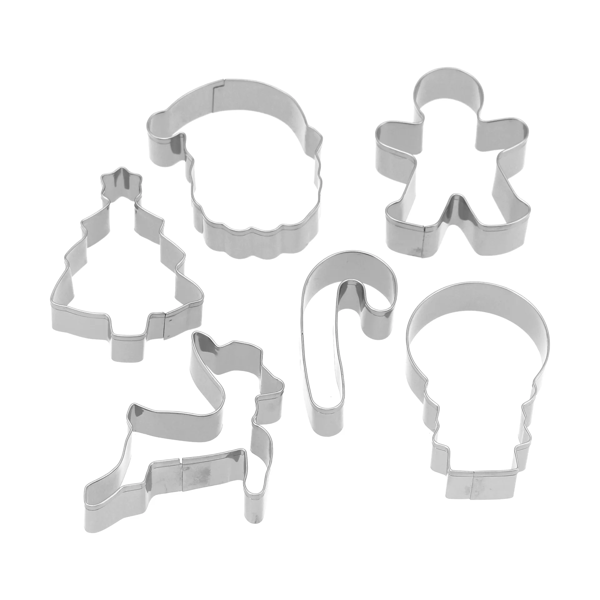 Nordwik gingerbread cutter christmas 6 pieces, Stainless steel Nordwik