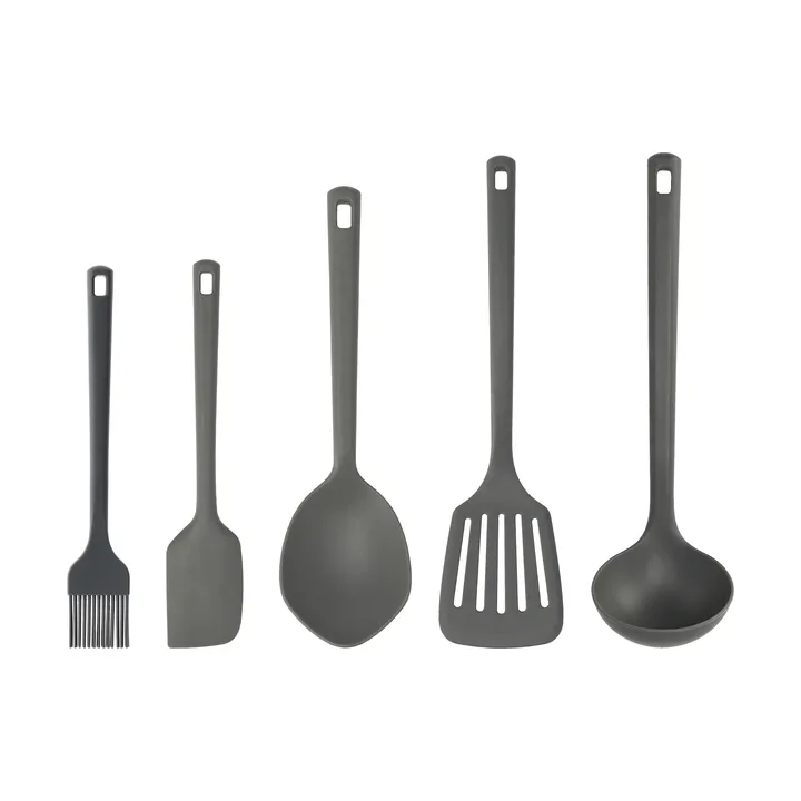 Nordwik kitchen utensils silicone 5 pieces - Grey - undefined - Nordwik