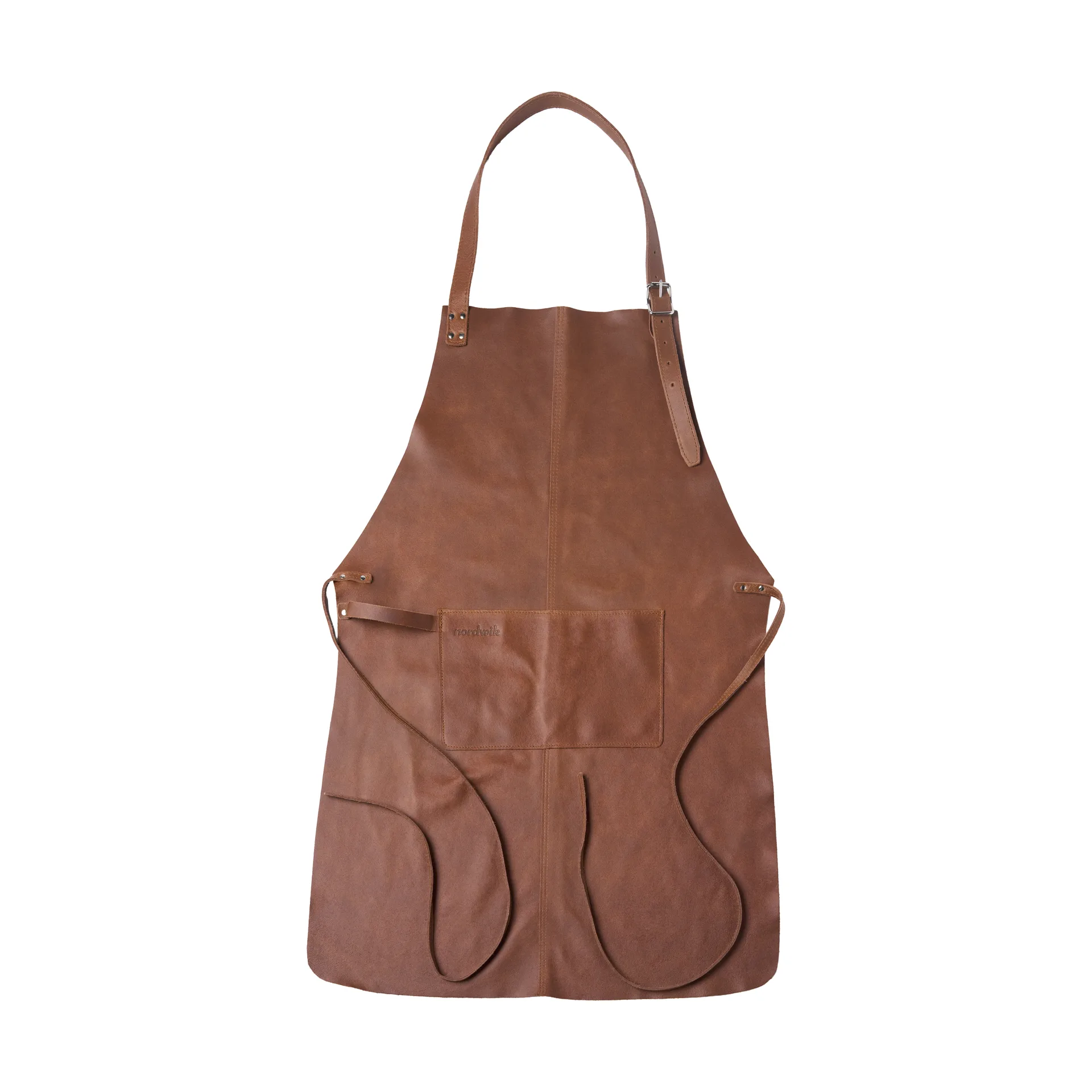 Nordwik leather apron, Brown Nordwik