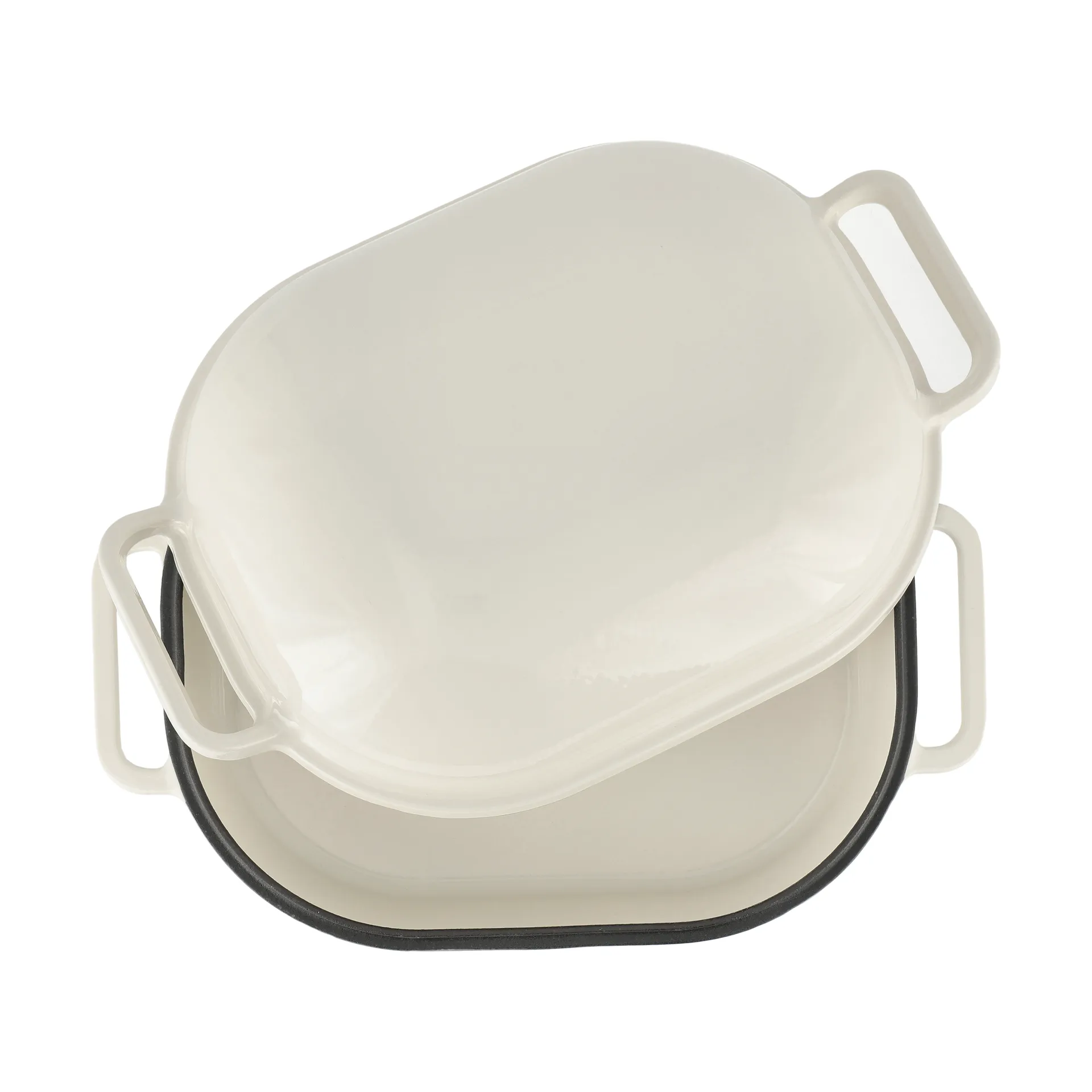 Nordwik Levain bread pan enameled 39x26 cm, Cream Nordwik