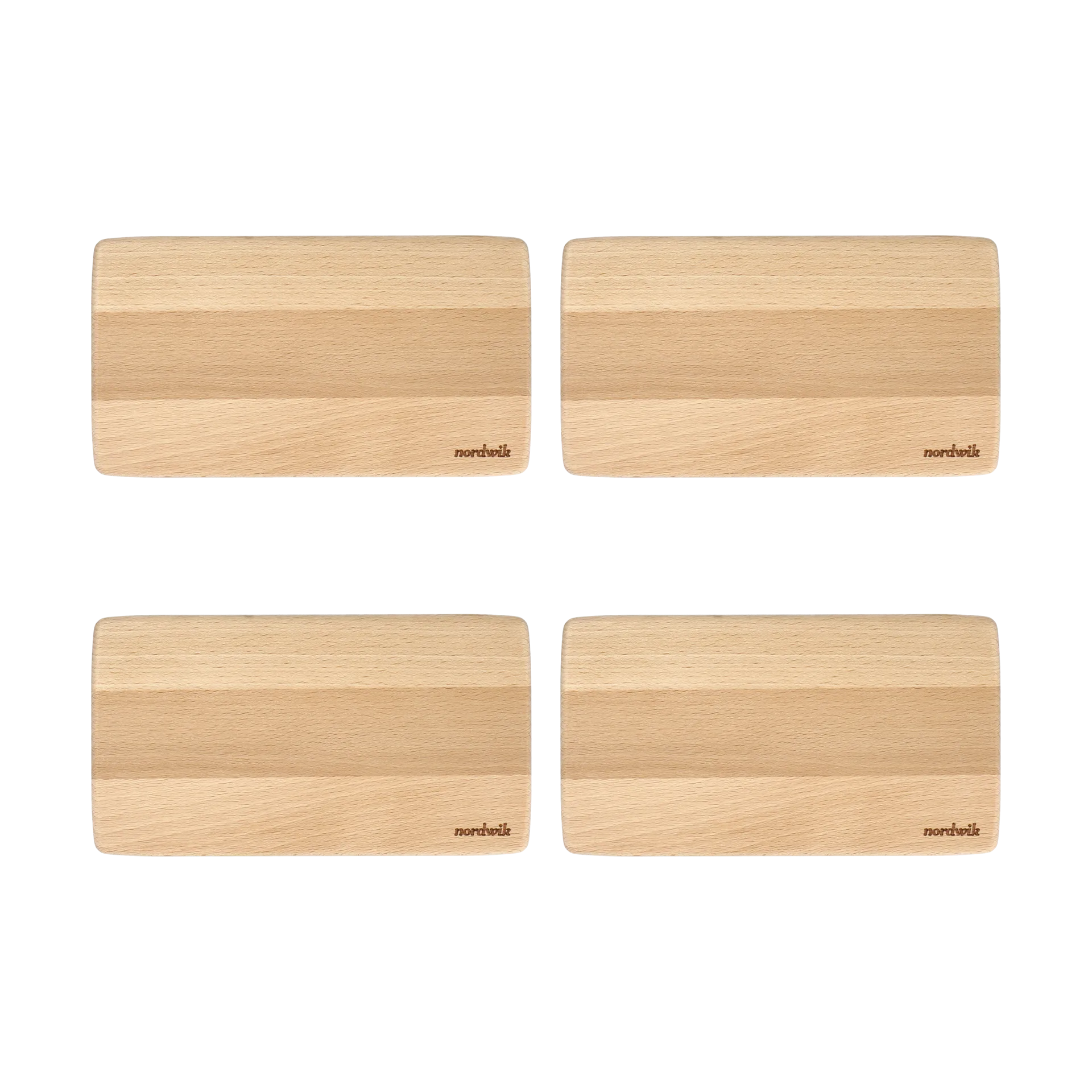 Nordwik sandwich tray beech 4-pack, 20x11x0.8cm Nordwik