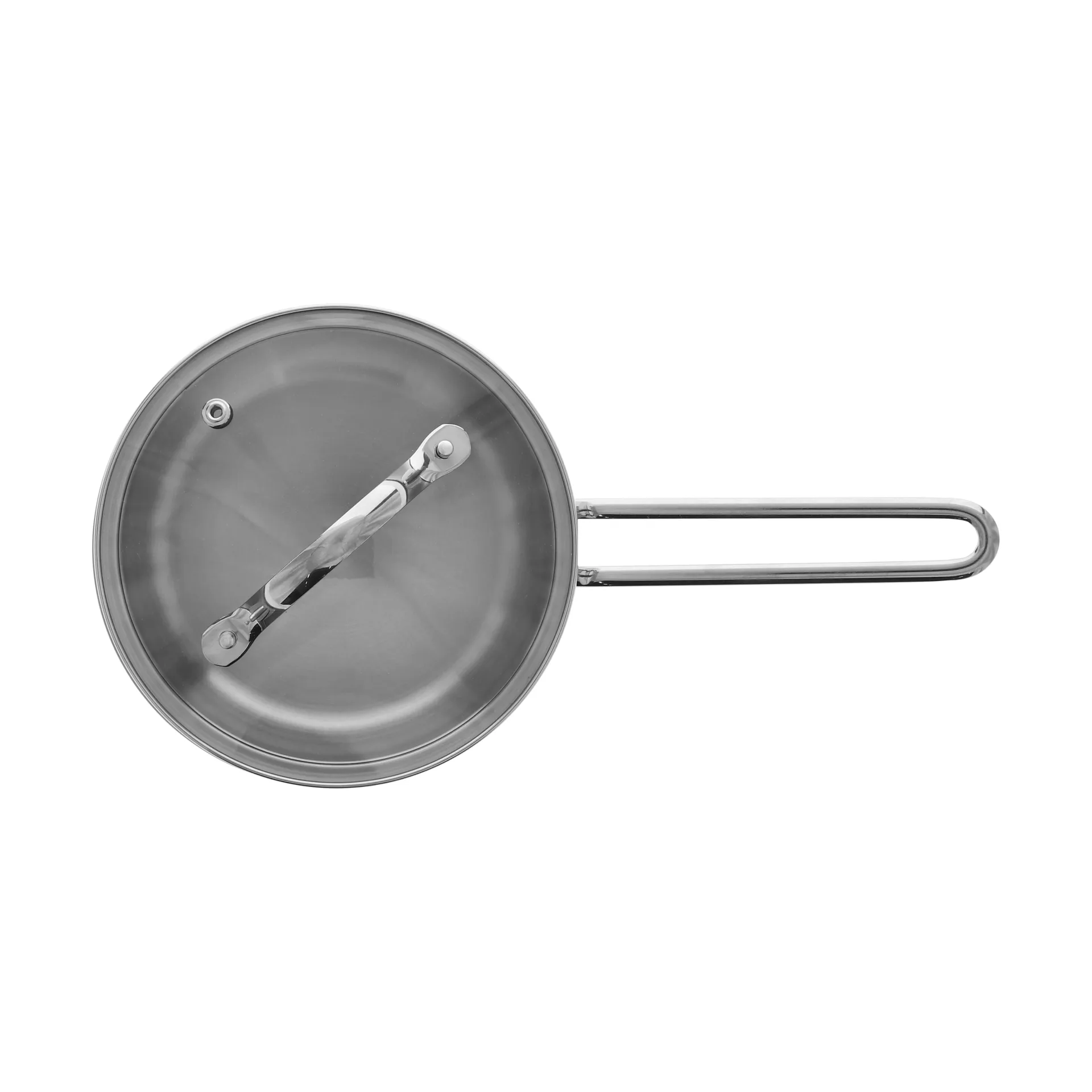Nordwik saucepan with glass lid 1.3 liter, Stainless steel Nordwik