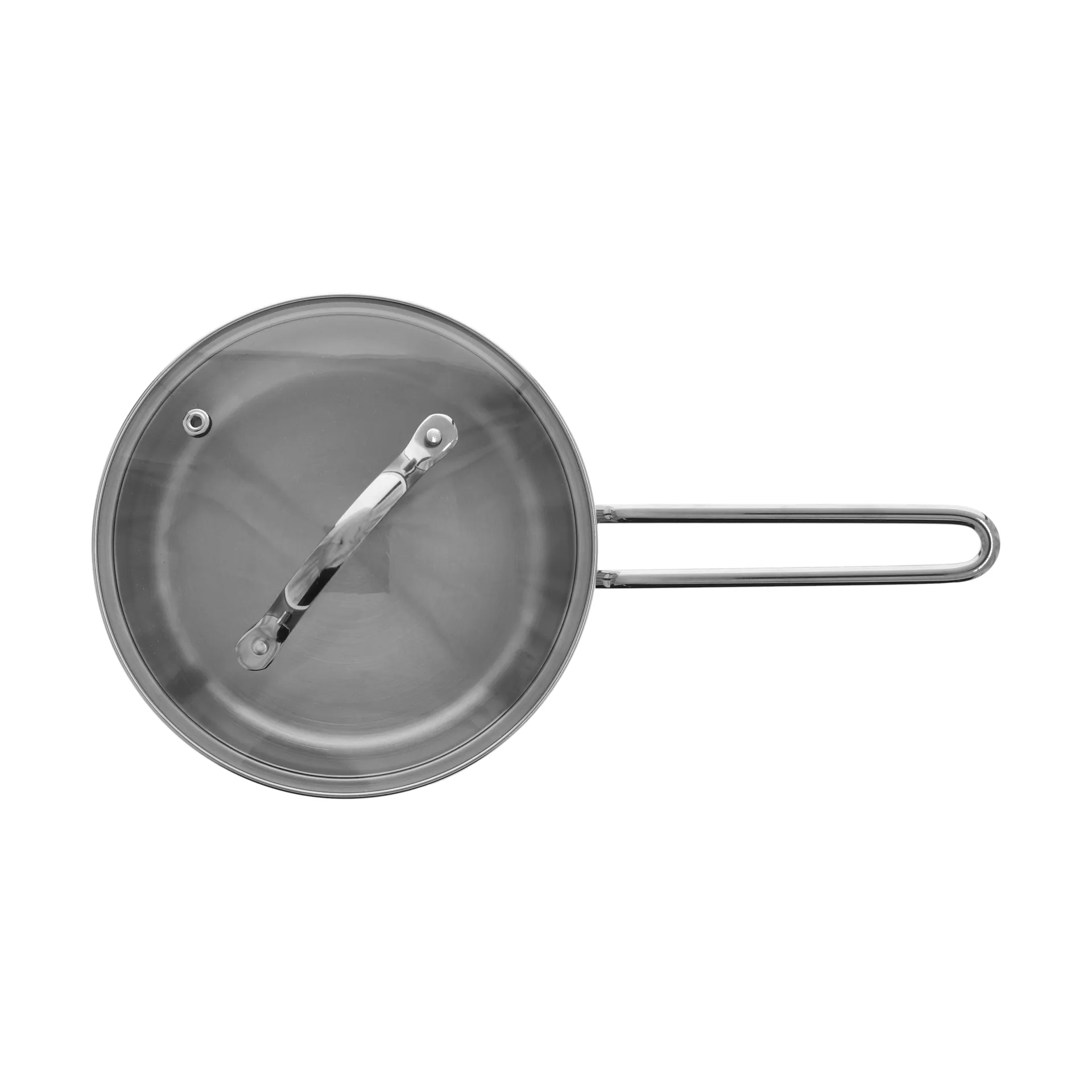 Nordwik saucepan with glass lid 1.9 liter, Stainless steel Nordwik