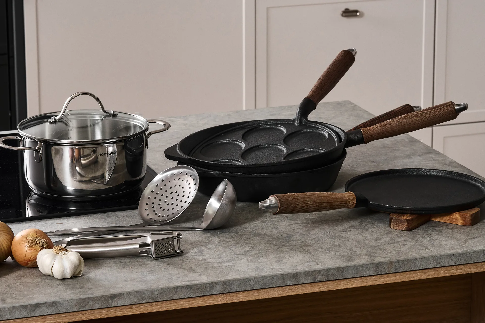 Nordwik spoon 32 cm, Stainless steel Nordwik