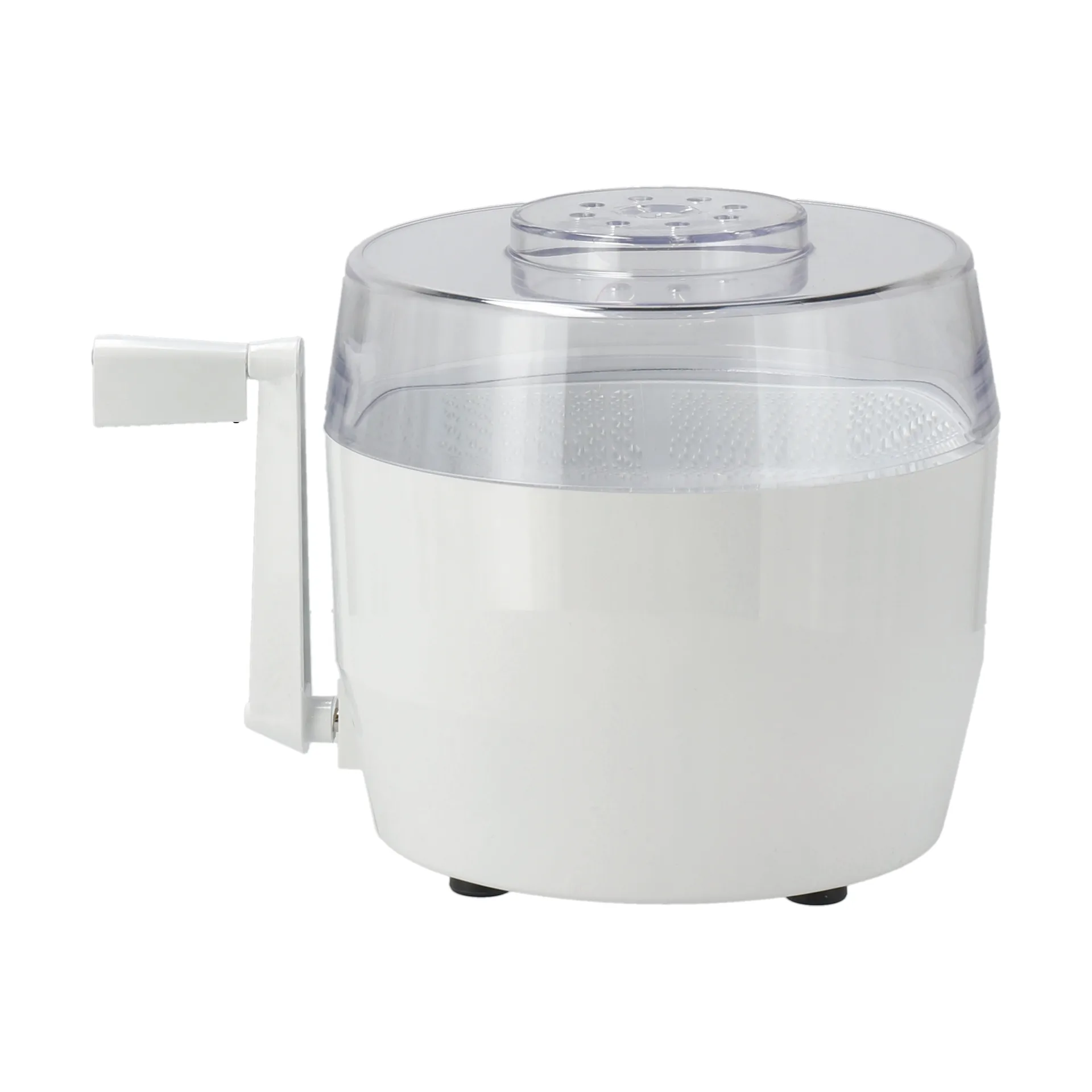 Potato peeler with crank & 2-in-1 salad spinner, White Nordwik