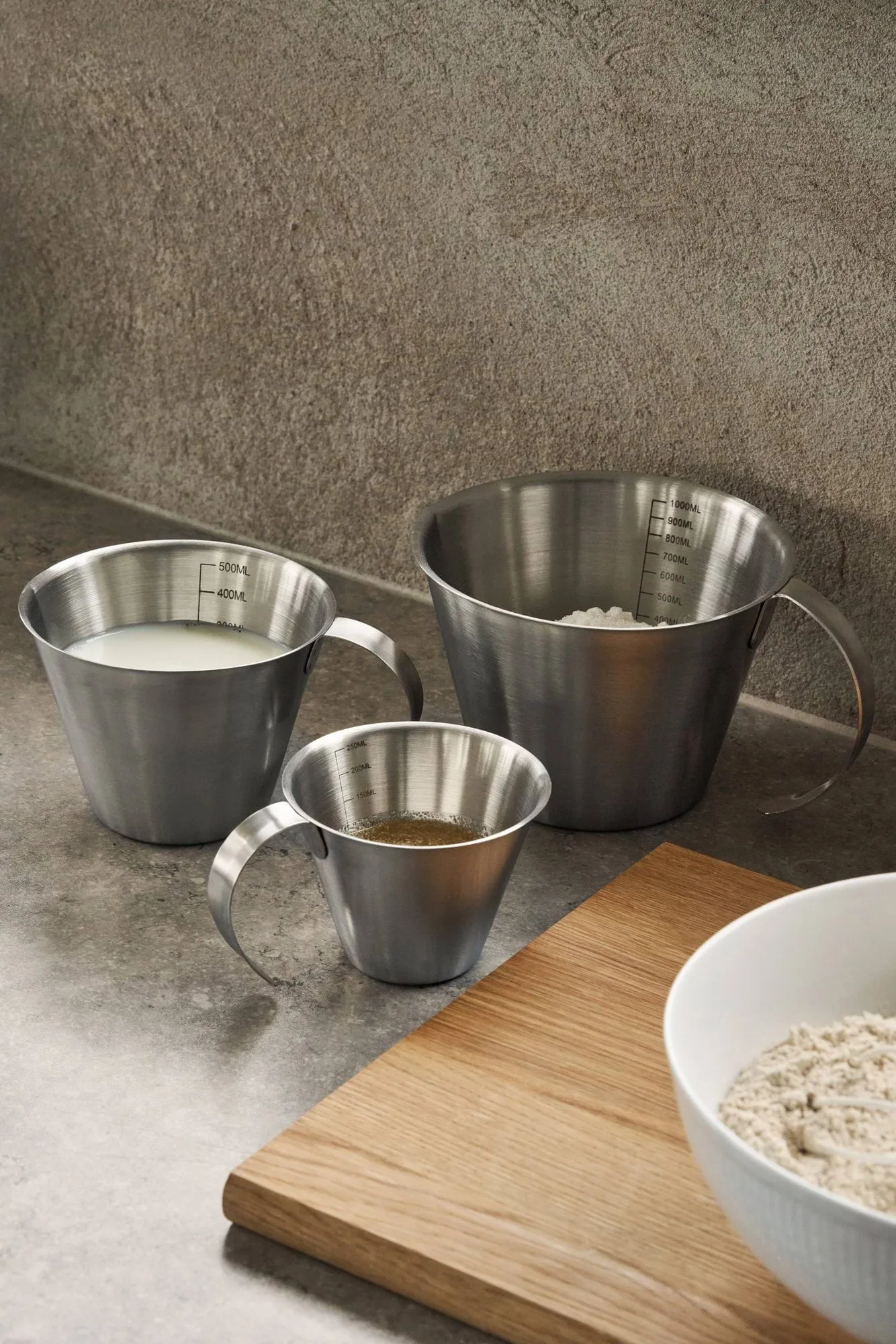 PREP measuring jug, Stainless steel, 0,5 L Nordwik