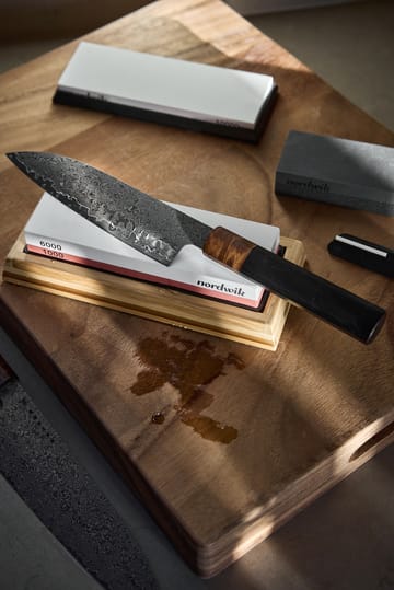 Wet sharpening stone with stand - 1000/6000 grit - Nordwik