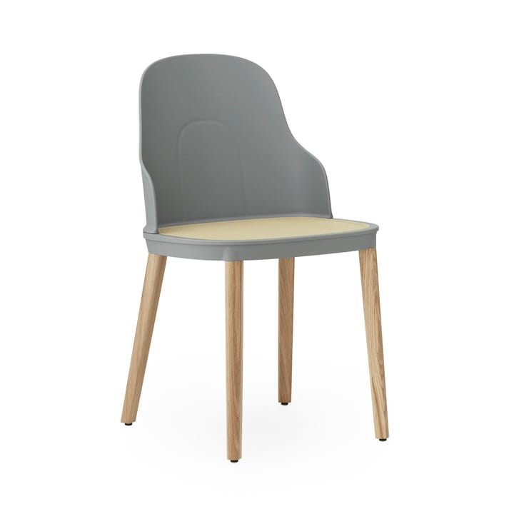 Allez moulded wicker chair, grey-oak Normann Copenhagen