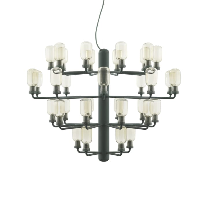 Amp Chandelier, Green/gold, large Normann Copenhagen