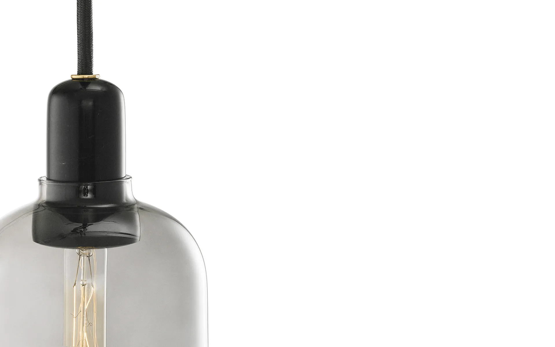 Amp lamp large, grey-black Normann Copenhagen