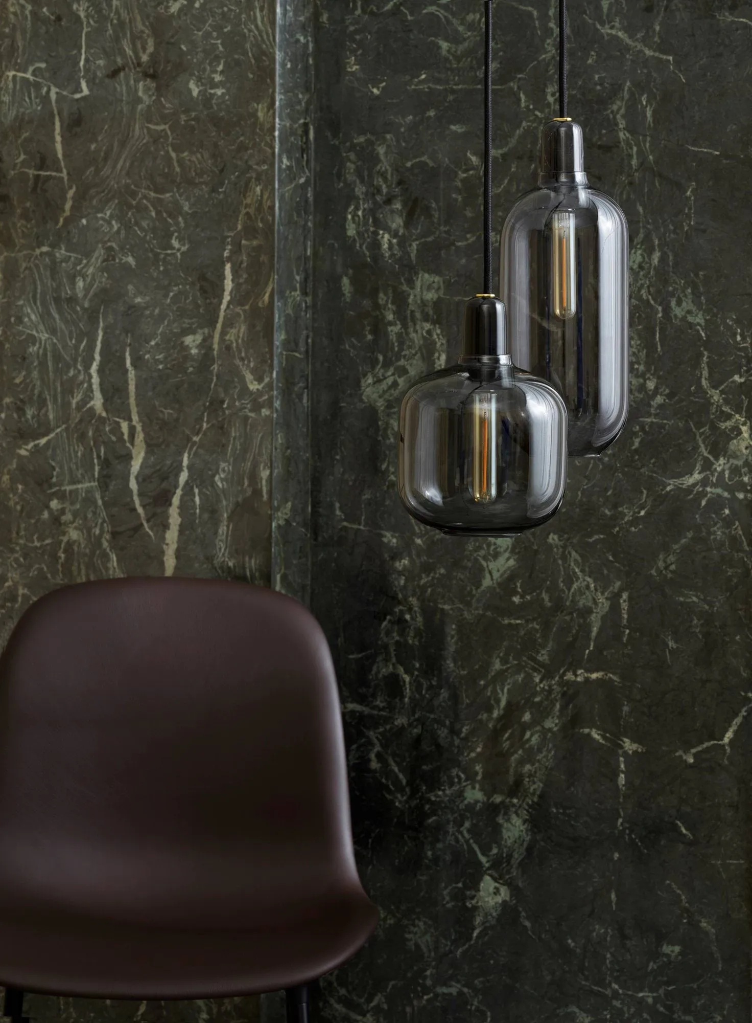 Amp lamp large, grey-black Normann Copenhagen