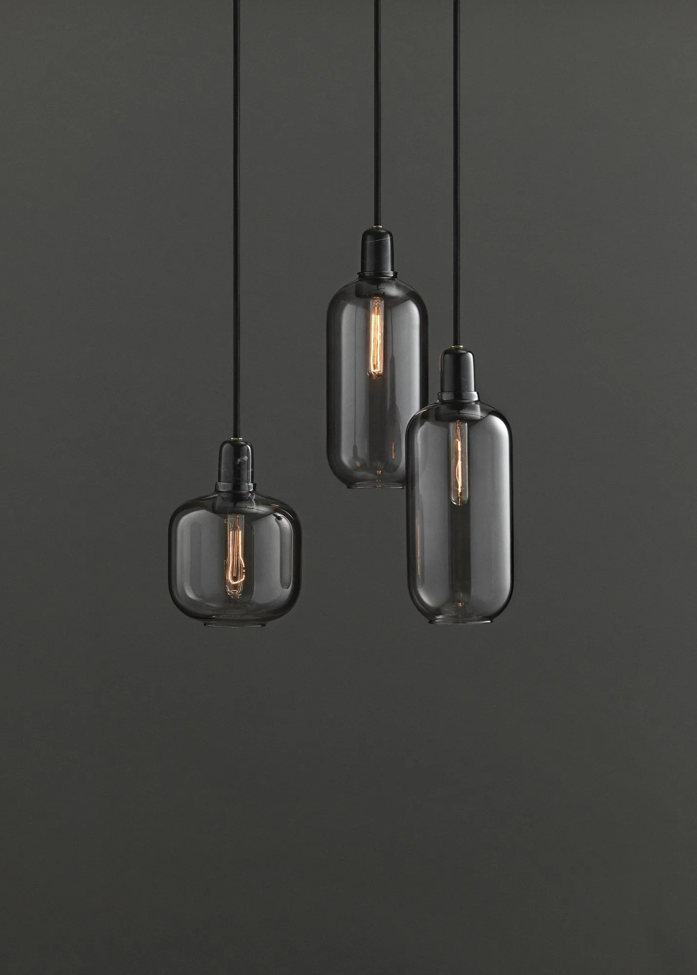 Amp lamp large, grey-black Normann Copenhagen