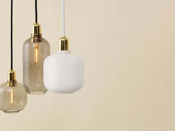 Amp lamp large - Smoke-brass - Normann Copenhagen