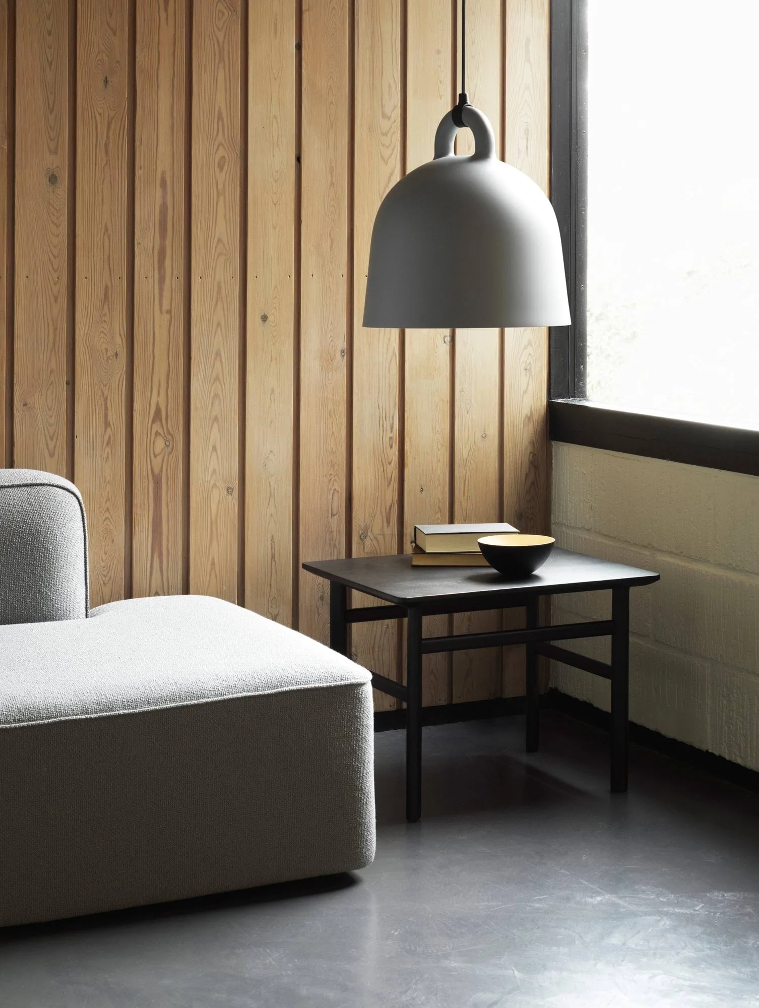 Bell lamp grey, large Normann Copenhagen