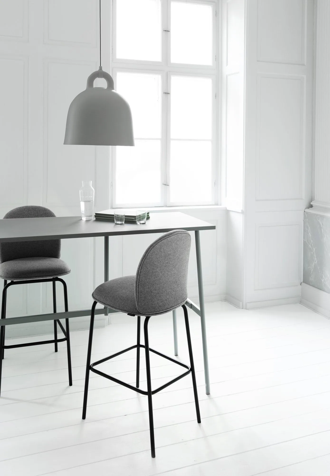 Bell lamp grey, medium Normann Copenhagen