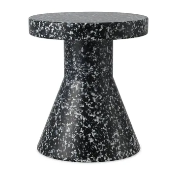 Bit Cone round stool - Black-white, Ø36x42 cm - Normann Copenhagen