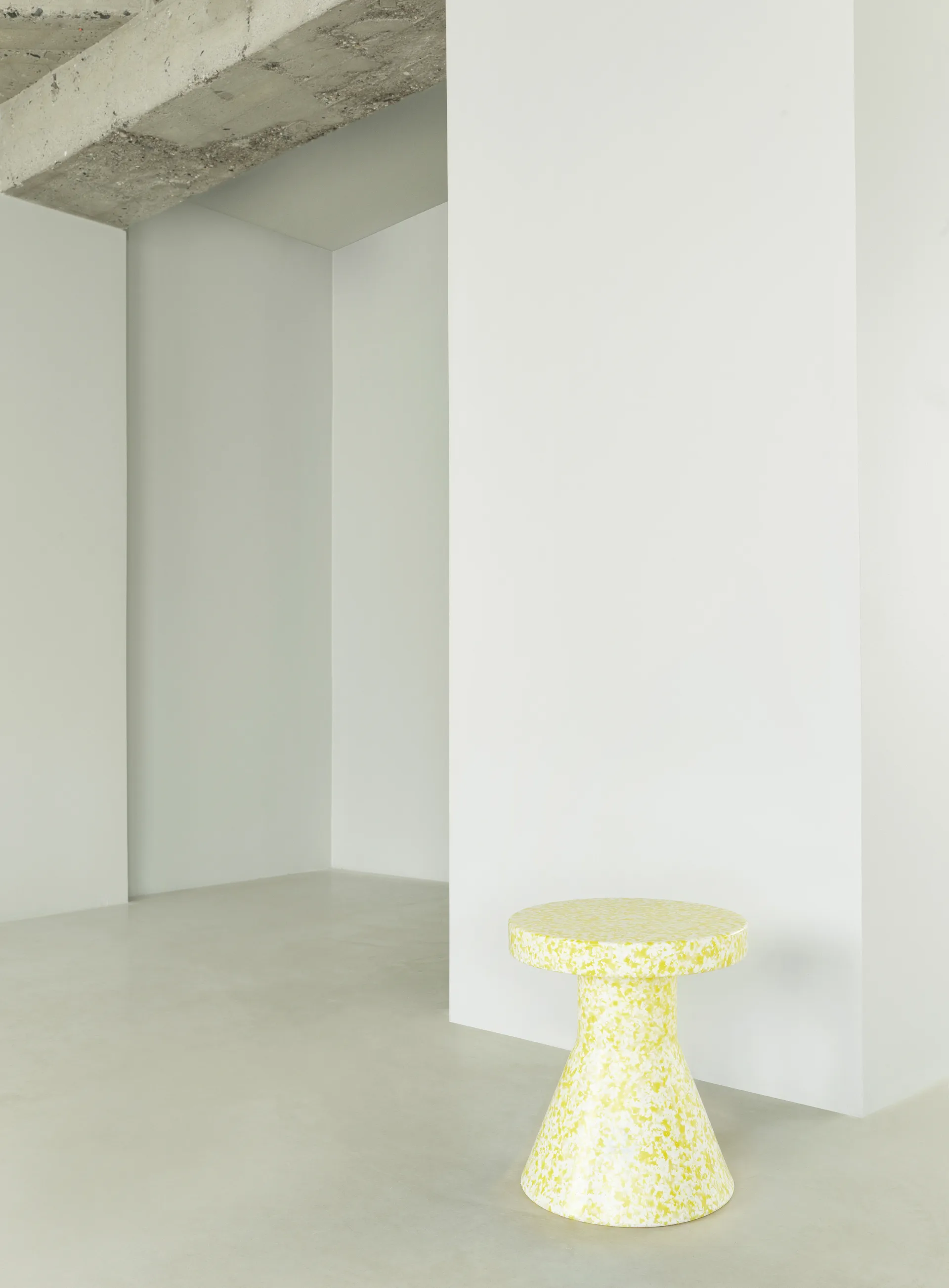 Bit Cone round stool, Yellow, Ø36x42 cm Normann Copenhagen