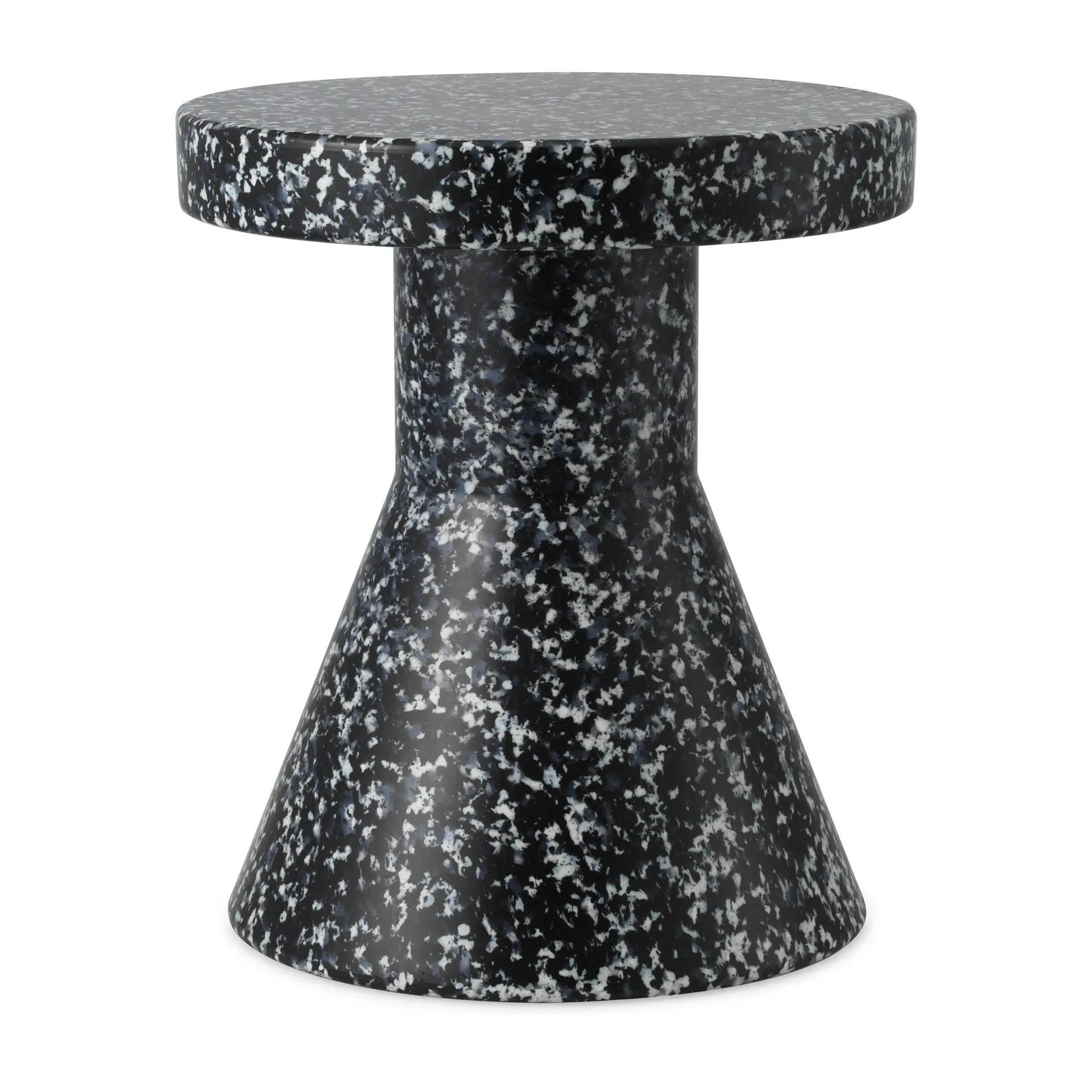 Bit Cone stool, Black-white Normann Copenhagen
