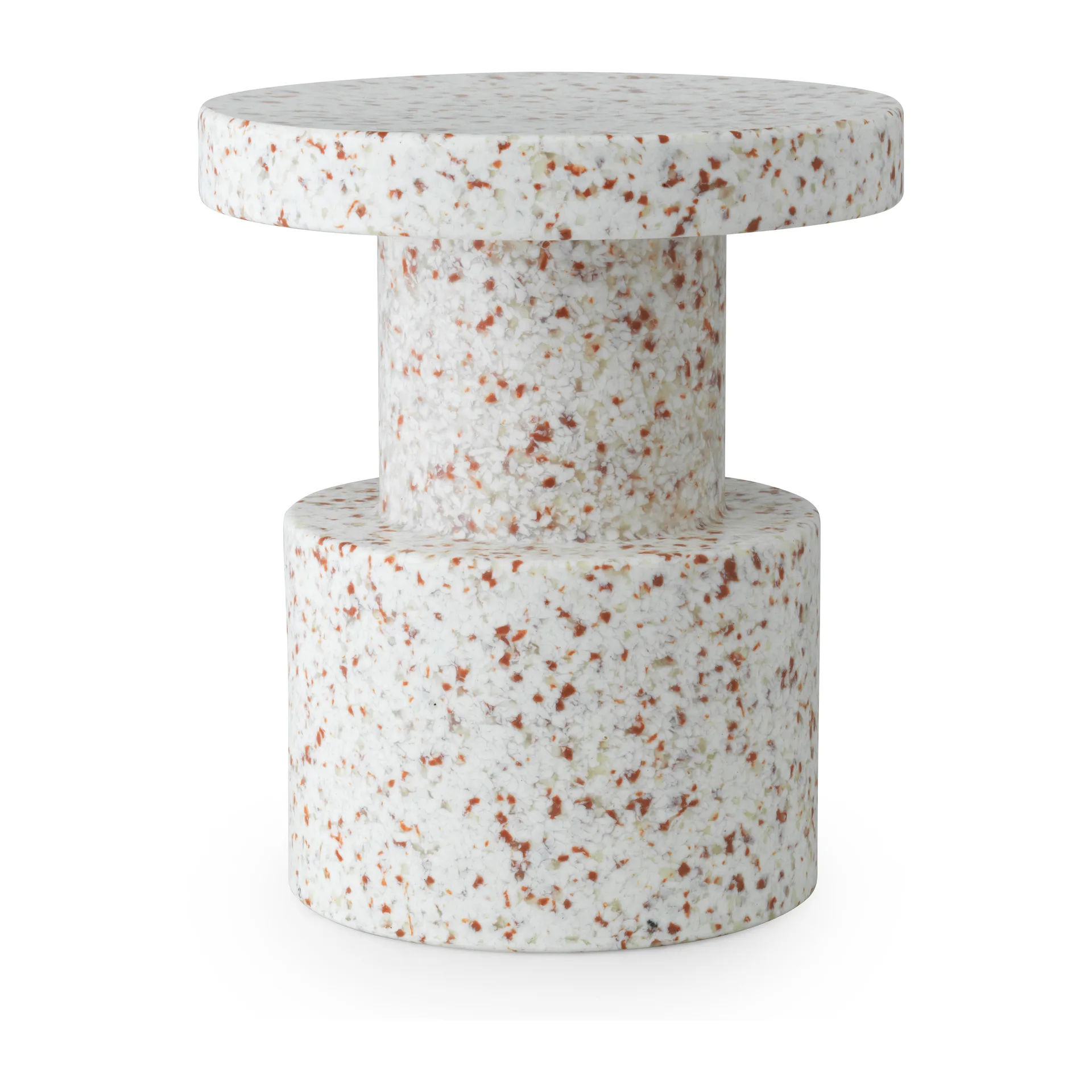 Bit round stool, White, Ø36x42 cm Normann Copenhagen