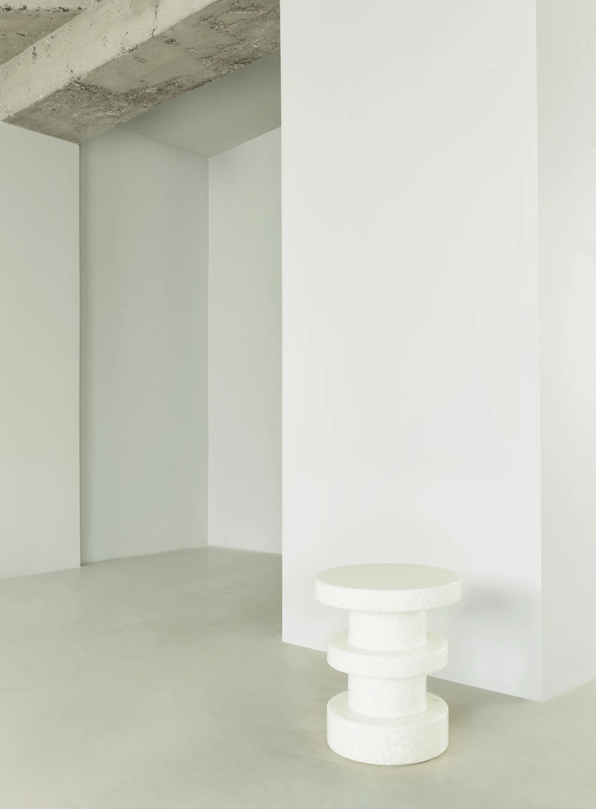 Bit Stack stool, White-white Normann Copenhagen