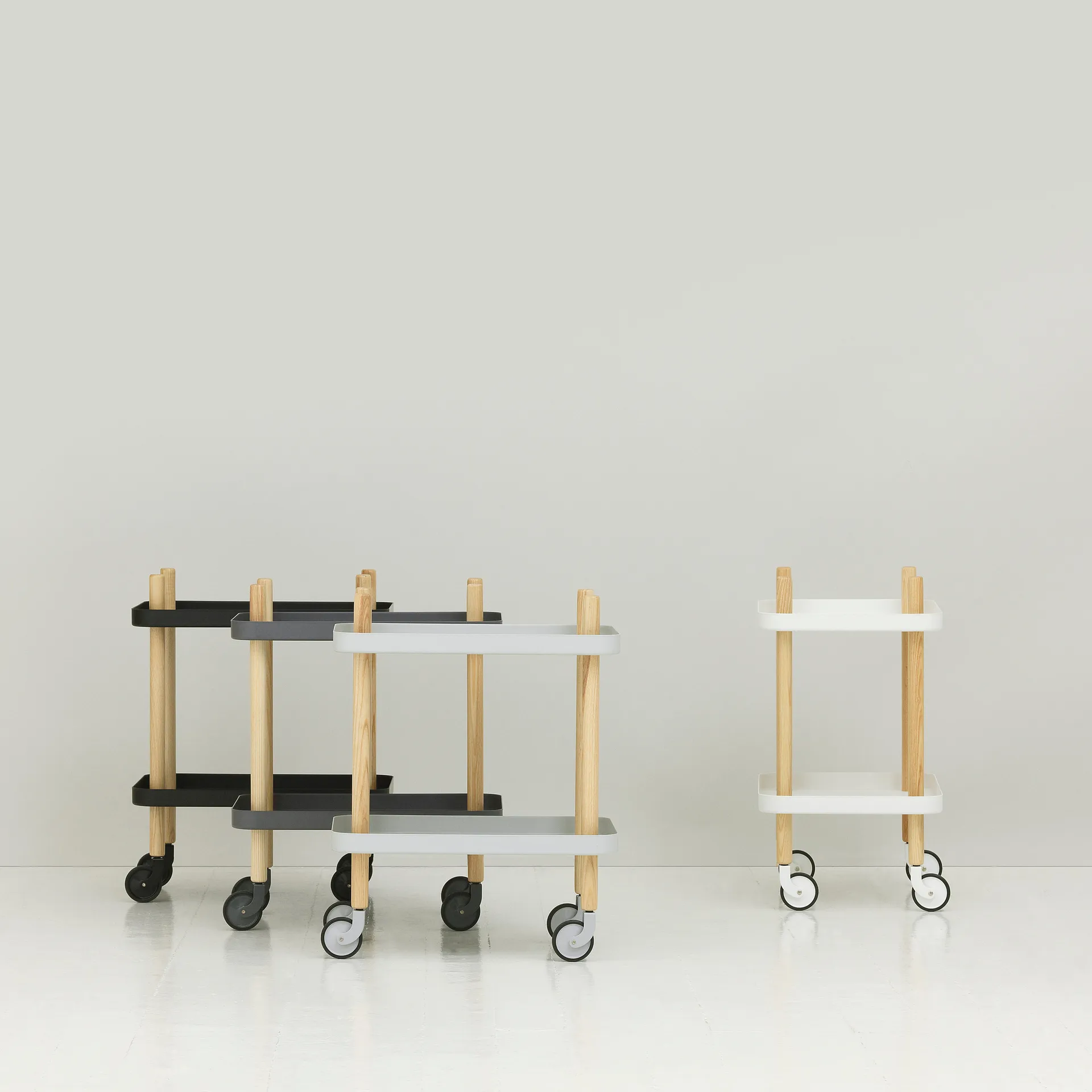 Block table, light grey Normann Copenhagen