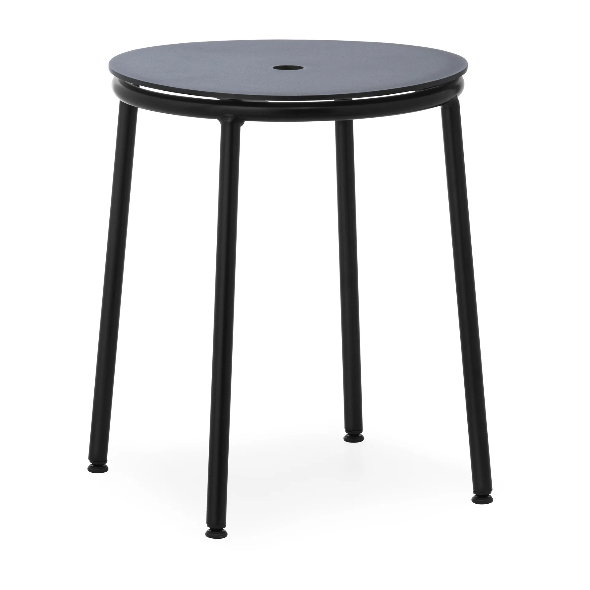 Circa stool 45 cm, Black aluminium Normann Copenhagen