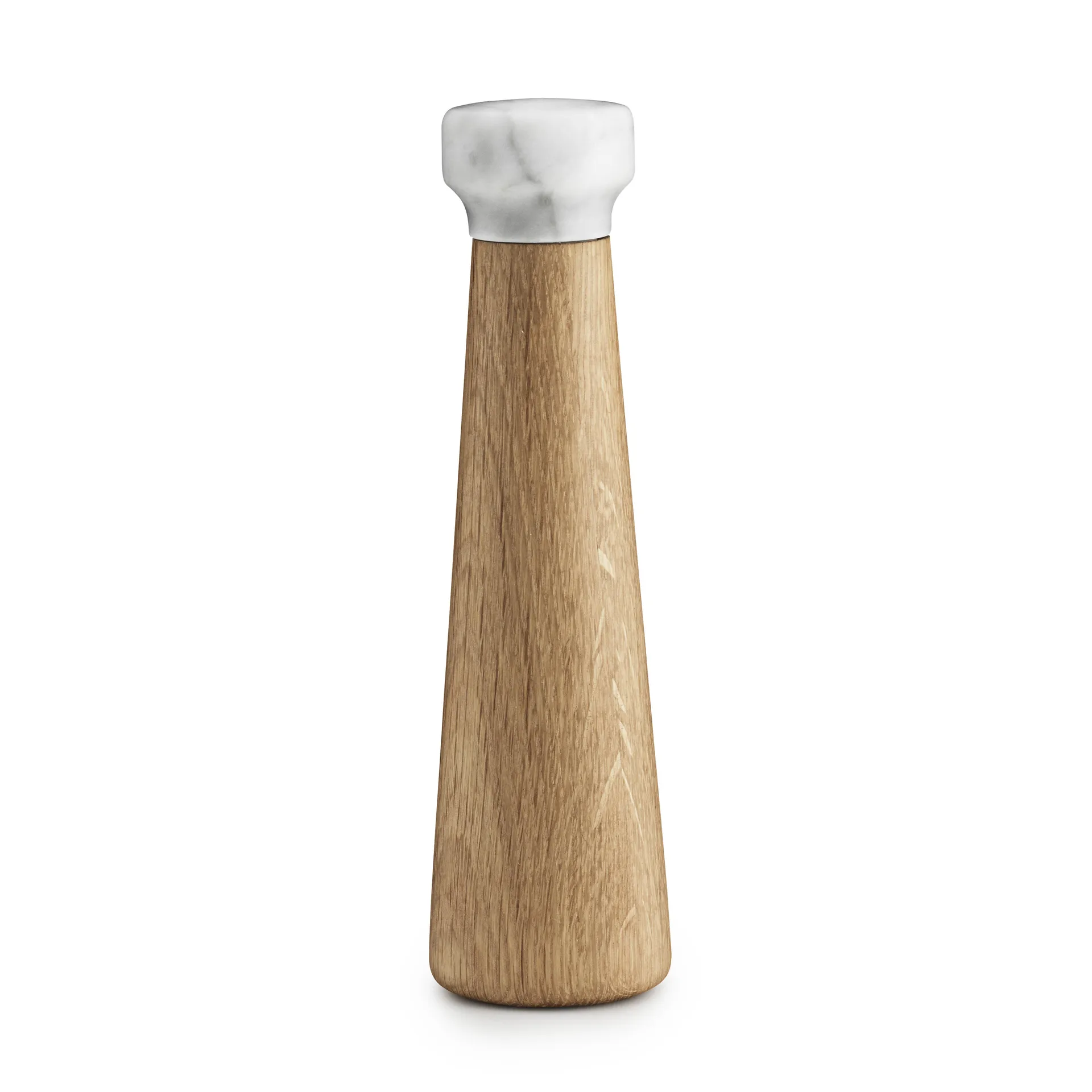 Craft salt mill oak-white marble, large Normann Copenhagen