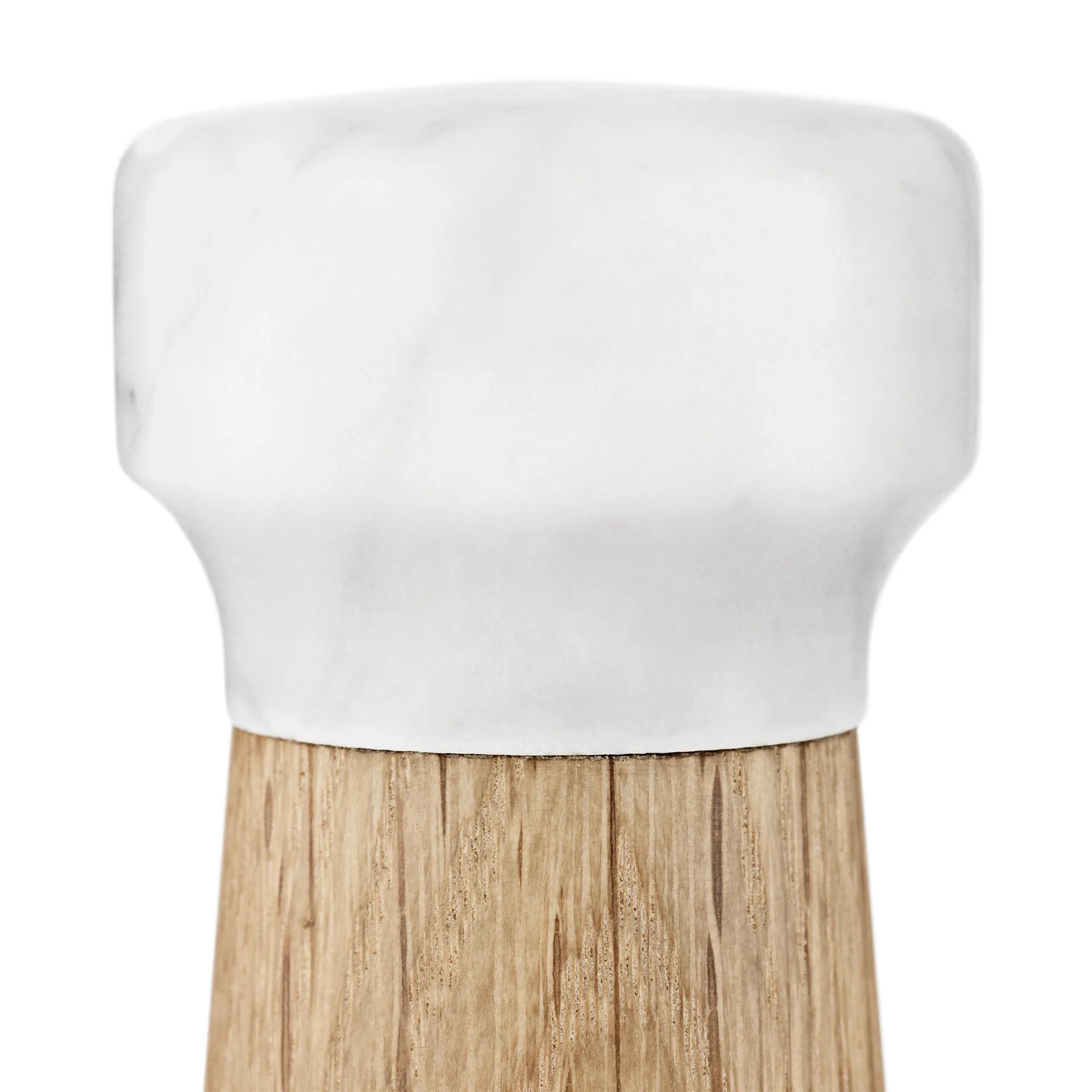 Craft salt mill oak-white marble, small Normann Copenhagen