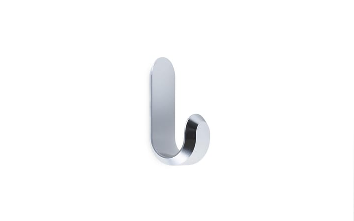 Curve mini hook 2-pack - Silver - Normann Copenhagen