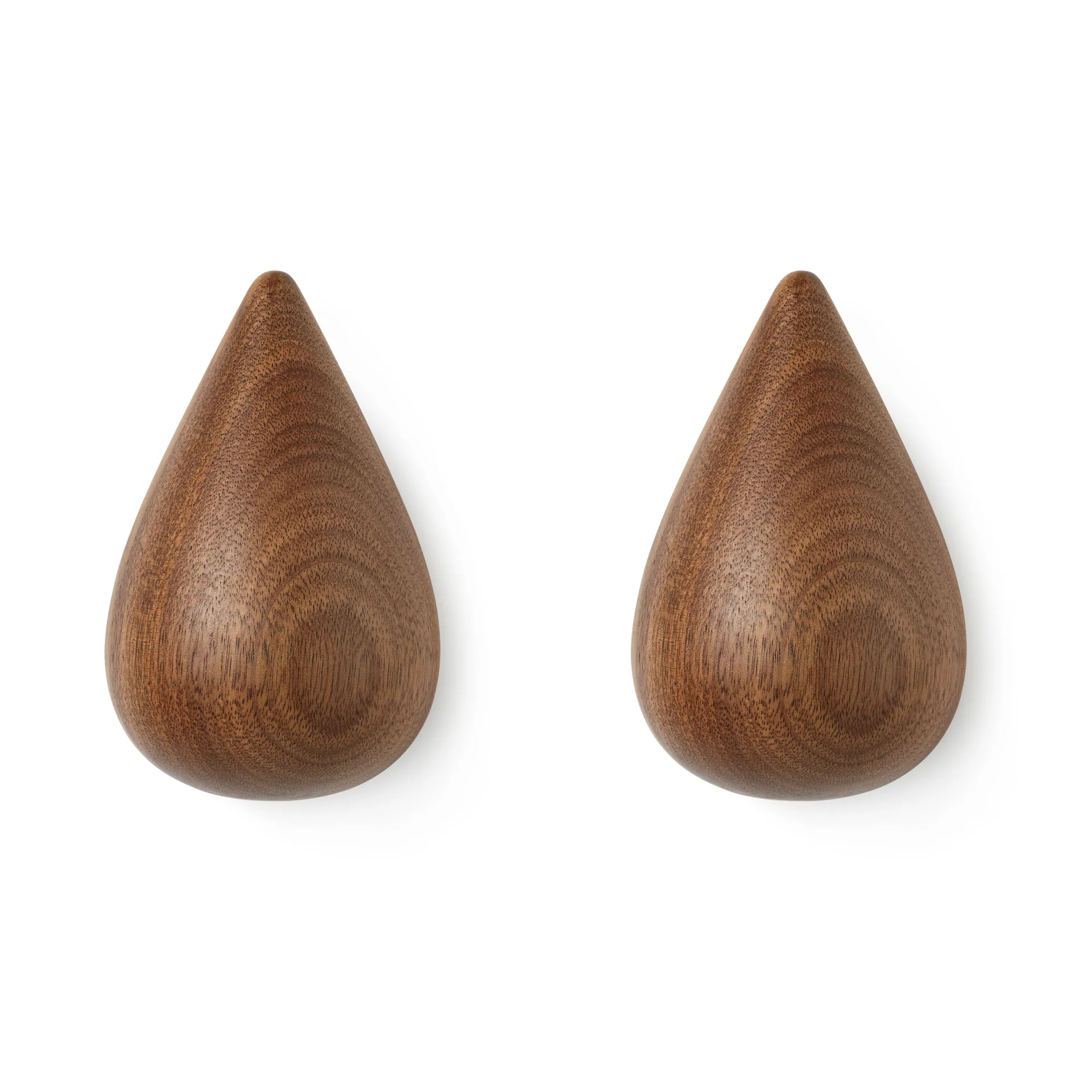 Dropit knob 2-pack walnut, large Normann Copenhagen