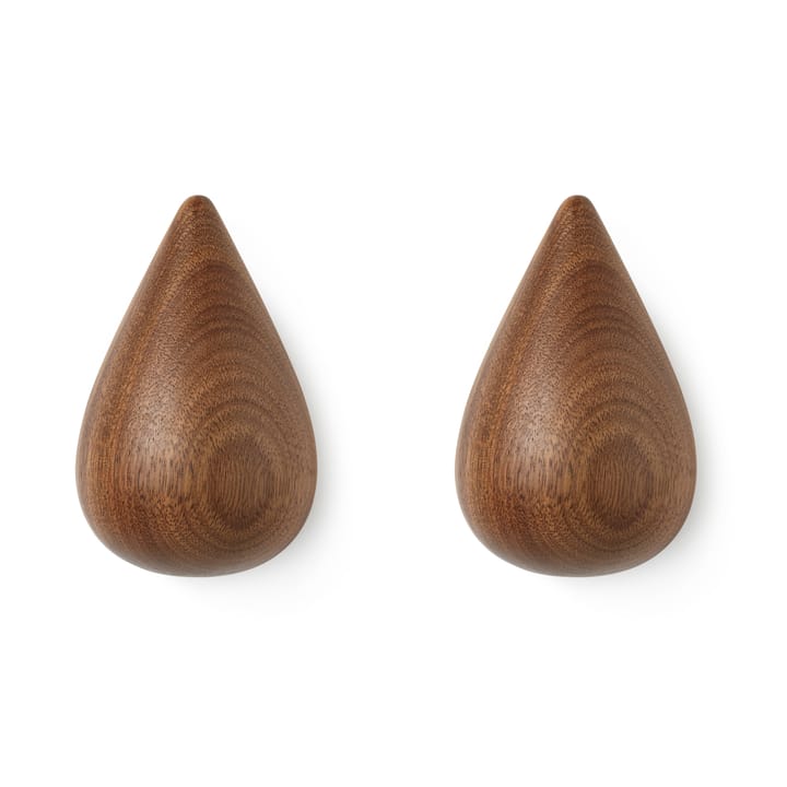 Dropit knob 2-pack walnut - large - Normann Copenhagen