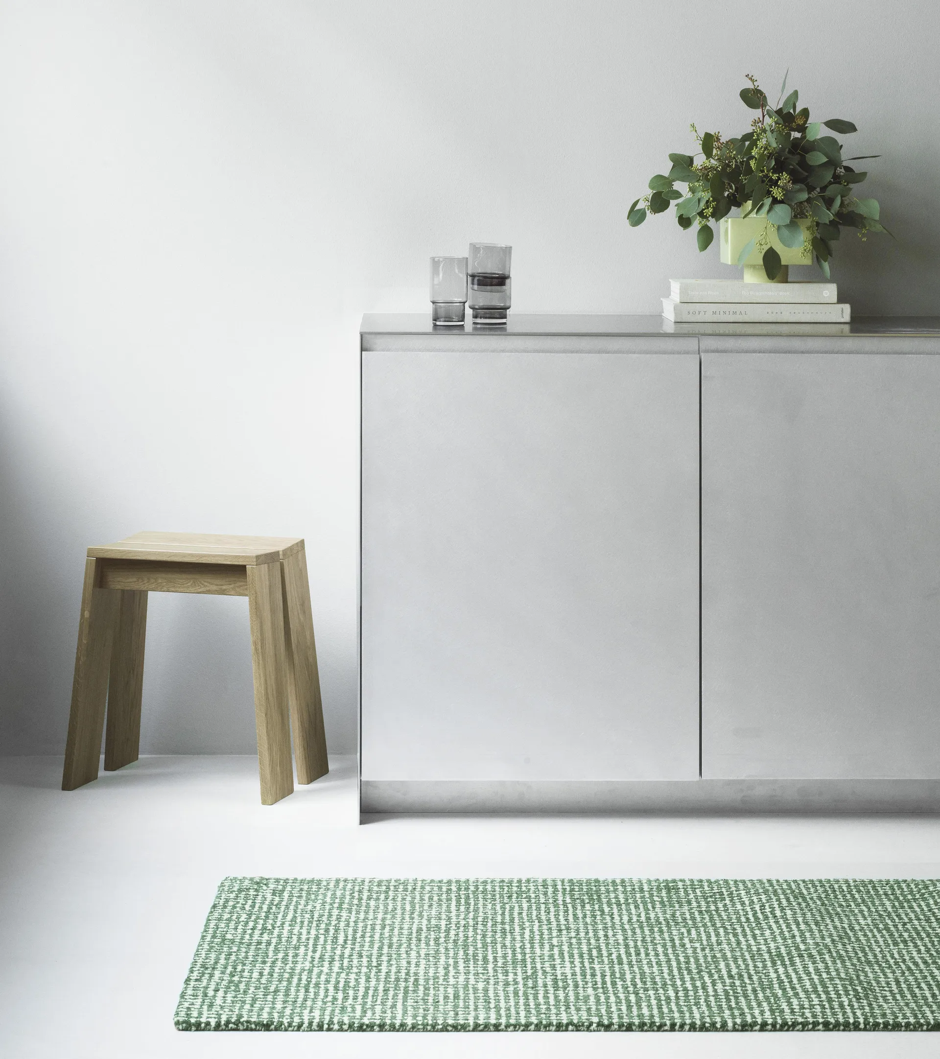 Flick rug, 80x200 cm green Normann Copenhagen
