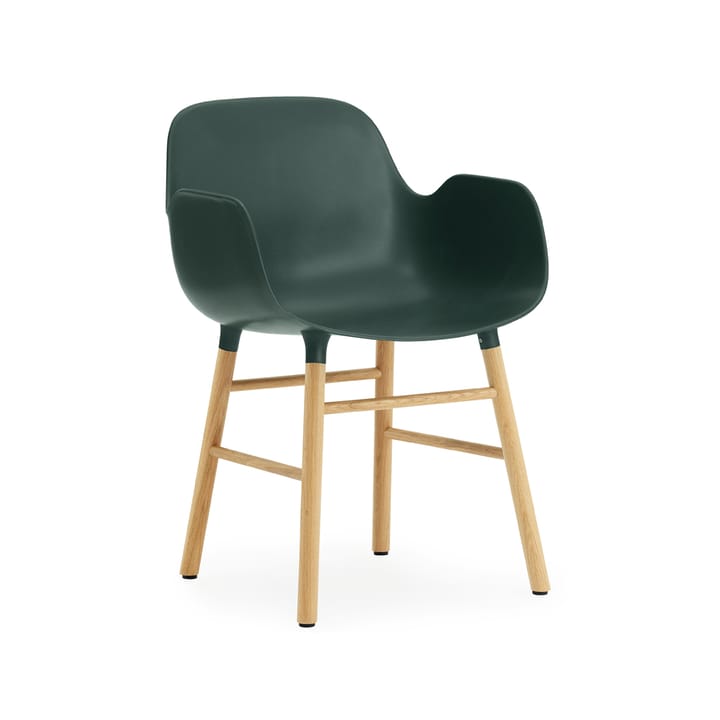 Form armchair - Green, oak legs - Normann Copenhagen