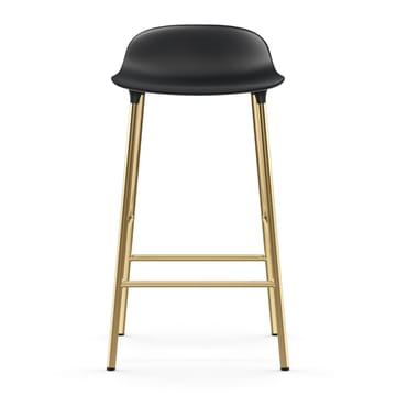 Form barstool bronze legs 65 cm - Black - Normann Copenhagen