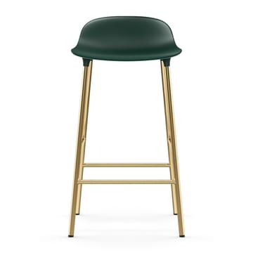 Form barstool bronze legs 65 cm - Green - Normann Copenhagen
