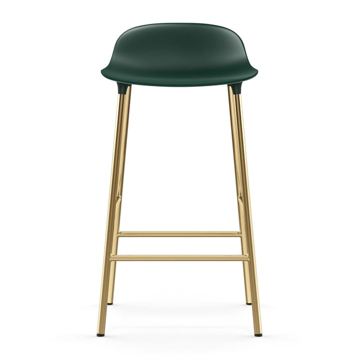 Form barstool bronze legs 65 cm, Green Normann Copenhagen