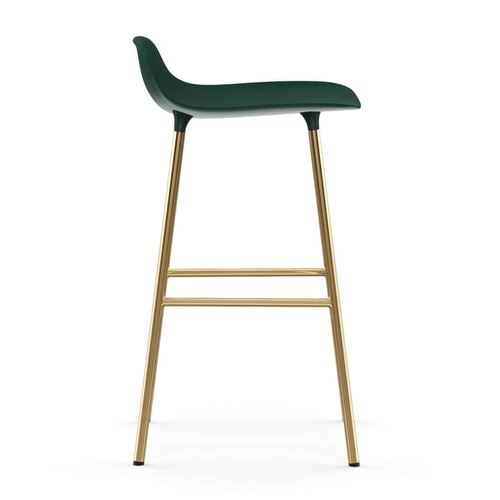 Form barstool bronze legs 65 cm, Green Normann Copenhagen