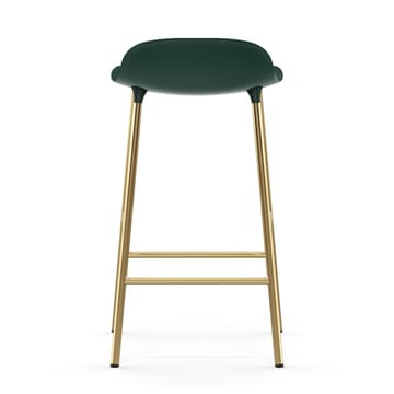 Form barstool bronze legs 65 cm - Green - Normann Copenhagen
