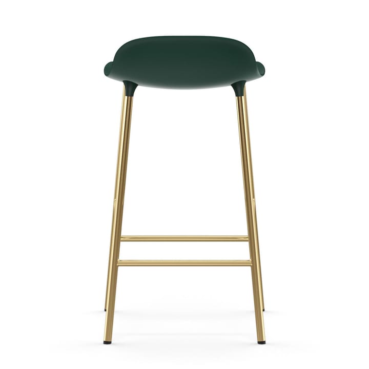 Form barstool bronze legs 65 cm, Green Normann Copenhagen