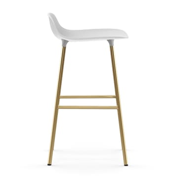 Form barstool bronze legs 65 cm - White - Normann Copenhagen