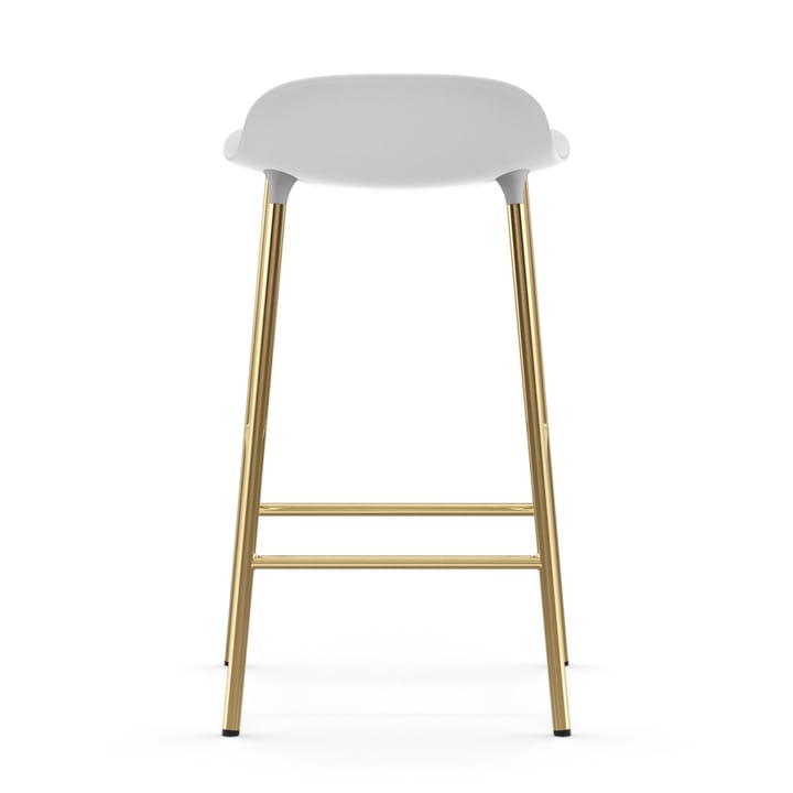 Form barstool bronze legs 65 cm, White Normann Copenhagen