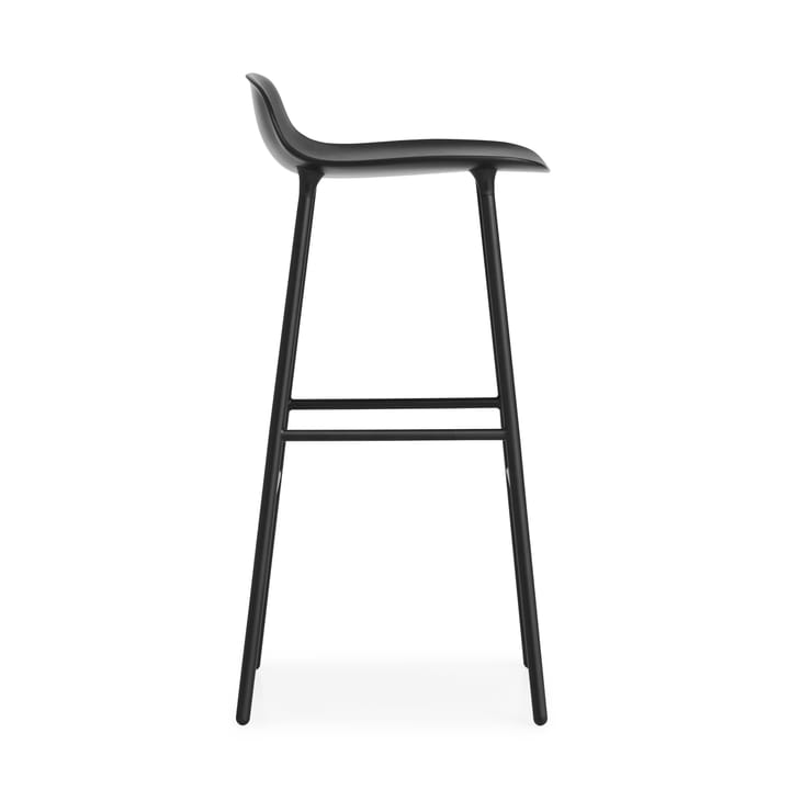 Form barstool metal legs 75 cm, Black Normann Copenhagen