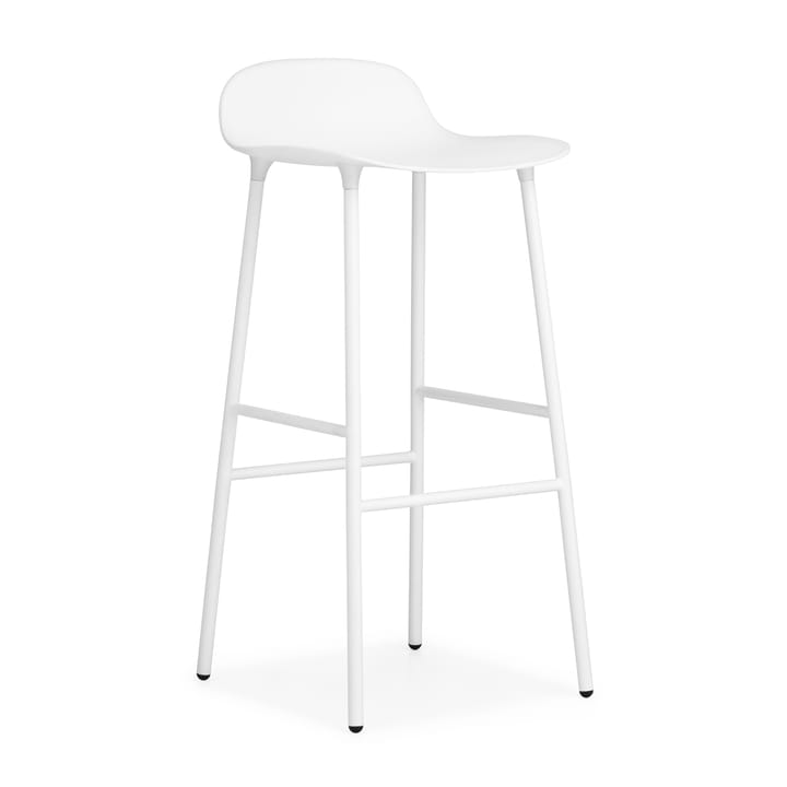 Form barstool metal legs 75 cm - White - Normann Copenhagen