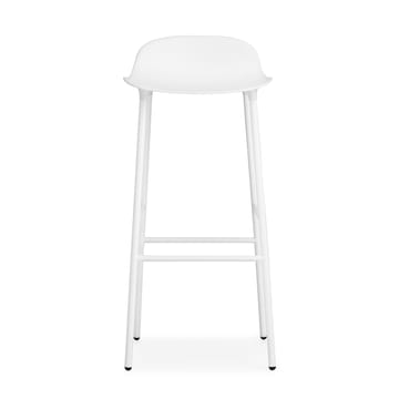 Form barstool metal legs 75 cm - White - Normann Copenhagen