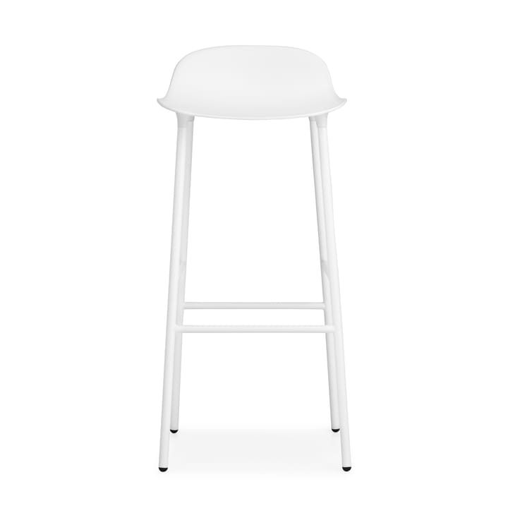 Form barstool metal legs 75 cm, White Normann Copenhagen