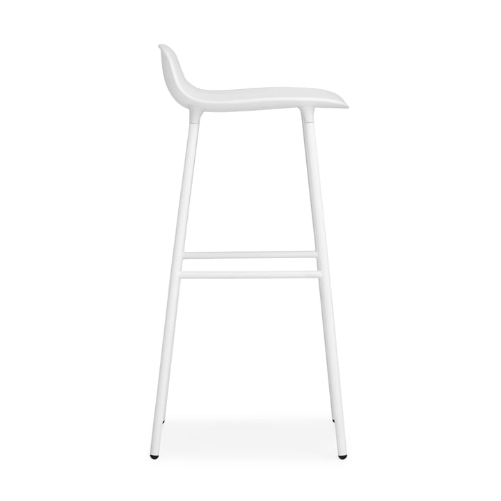 Form barstool metal legs 75 cm, White Normann Copenhagen